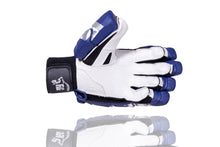Load image into Gallery viewer, NAVY FLC BATTING GLOVES - PLATINUM EDITION