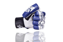 Load image into Gallery viewer, NAVY FLC BATTING GLOVES - PLATINUM EDITION