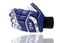 Load image into Gallery viewer, NAVY FLC BATTING GLOVES - PLATINUM EDITION
