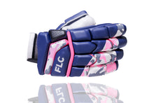 Load image into Gallery viewer, NAVY/PINK FLC BATTING GLOVES - PLATINUM EDITION