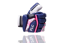 Load image into Gallery viewer, BLACK/GOLD FLC BATTING GLOVES - PLATINUM EDITION