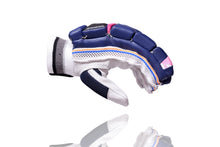 Load image into Gallery viewer, NAVY/PINK FLC BATTING GLOVES - PLATINUM EDITION