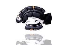Load image into Gallery viewer, BLACK/GOLD FLC BATTING GLOVES - PLATINUM EDITION