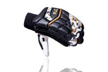 Load image into Gallery viewer, BLACK/GOLD FLC BATTING GLOVES - PLATINUM EDITION
